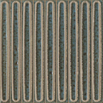 Декор чипсет Далия бирюзовый тёмный глянцевый (KMD2SOB002BN)