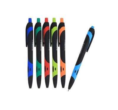 Ручка VINSON FINE шарик., автомат, игольчатая, масл. основа, 1.0мм, синяя 1008