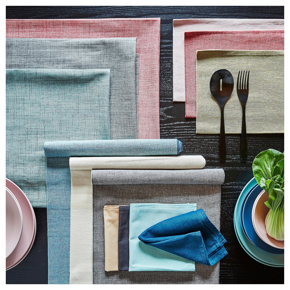 IKEA SVARTSENAP  (ИКЕА СВАРТСЕНАП)  -  Коврик, розовый и красный, 35x45 см