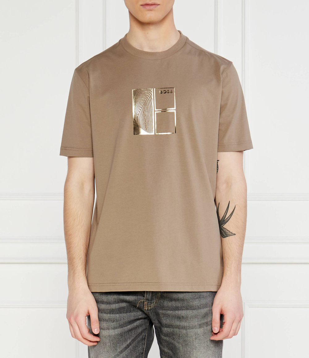 Футболка Tee 5 BOSS GREEN - коричневый(50513172)