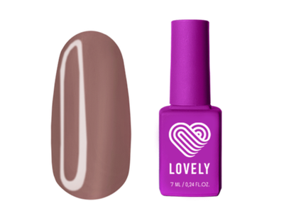 LOVELY Гель-лак Vitrage Nude VN04 (витражный), 7 ml