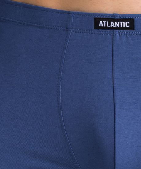 Трусы мужские боксеры (5шт), Atlantic 5SMH-001, темно-синие + деним + светло-голубые