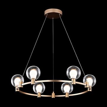 Подвесной светильник FR4005PL-06G1 золото/прозрачный Urban Freya