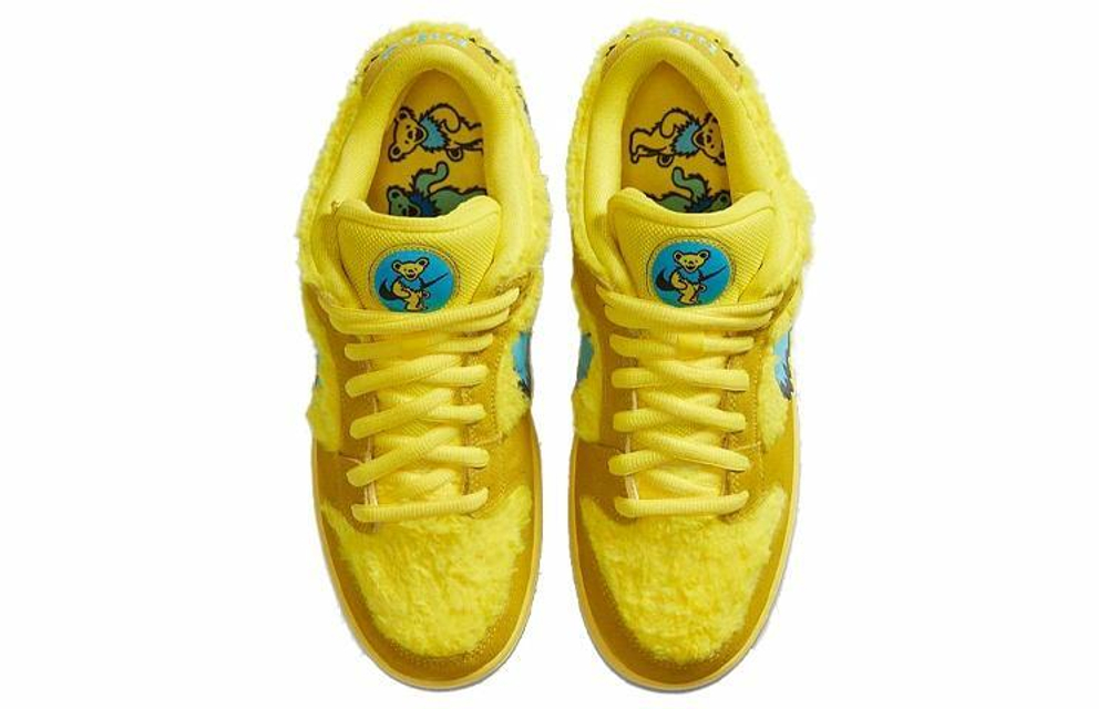 Кроссовки Grateful Dead X Nike Dunk Sb Pro Opti Yellow