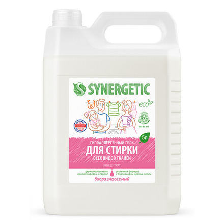 Synergetic Средство для стирки универсальный гель 5 л
