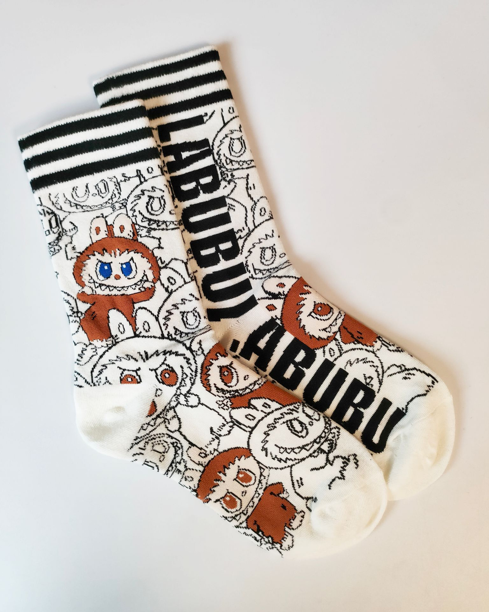 Носки р.35-40 "Trends" Лабубу на белом