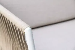 "Касабланка" модульная лаунж-зона из роупа (веревки), каркас из алюминия