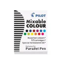 Набор картриджей PILOT для Parallel Pen 12 цветов (IC-P3-AST)