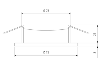 Алюминиевый точечный светильник 1061/1 MR16 WH белый Elektrostandard