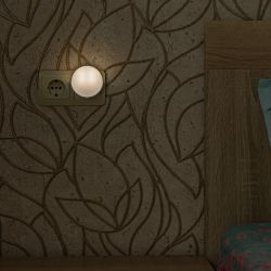 DTL-316 Круг-White-Sensor Светильник-ночник. С фотосенсором день-ночь. Белый. ТМ Uniel