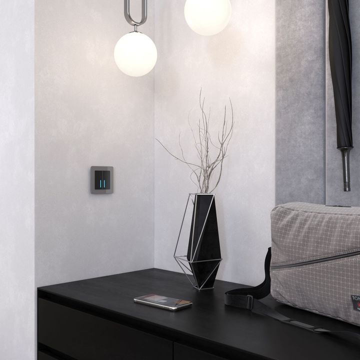 Рамка Werkel Acrylic на 1 пост графит W0012704 4690389184833