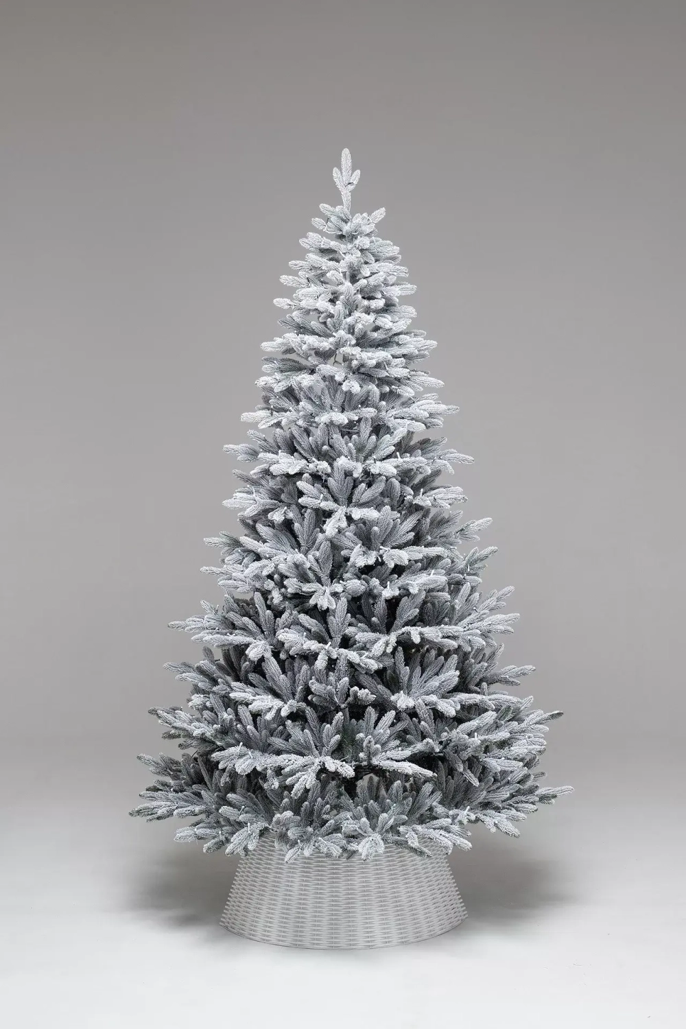 Искусственная елка Хеймдалль заснеженная 180 см., 100% литая хвоя, с холодными Led лампами, ЕлкиТорг (236180)