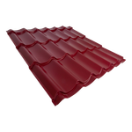 Металлочерепица 0,45х1190 RAL3005 Красное Вино