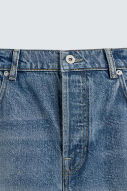 ZARA ДЖИНСЫ RELAXED FIT LIMITED EDITION, ВЫЦВЕТШИЙ СИНИЙ