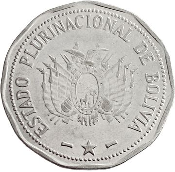 2 боливиано 2010-2017 Боливия