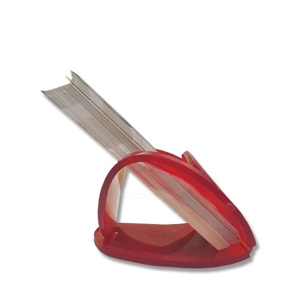 Подставка под визитки Красный