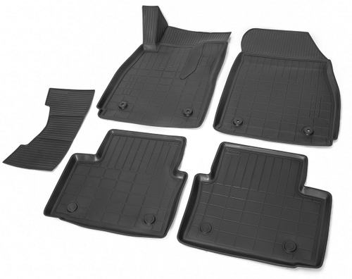 Коврики в салон автомобиля Rival для Opel Insignia I поколение седан, универсал 2008-2017, полиуретан, с крепежом, 5 частей, 14204001