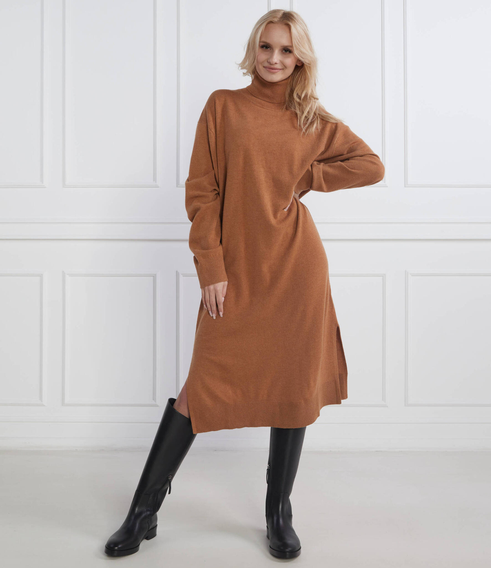 хлопковое платье Sams\u00f8e Sams\u00f8e - коричневый(F22300095)