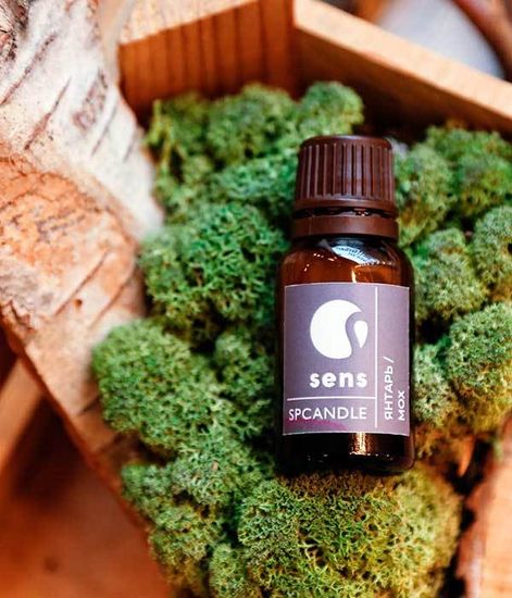 Масло для ультразвукового диффузора Янтарь и мох, Sens
