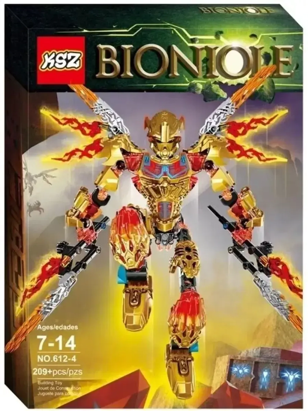 Конструктор Бионикл Таху и Икир - Объединение Огня 209 дет