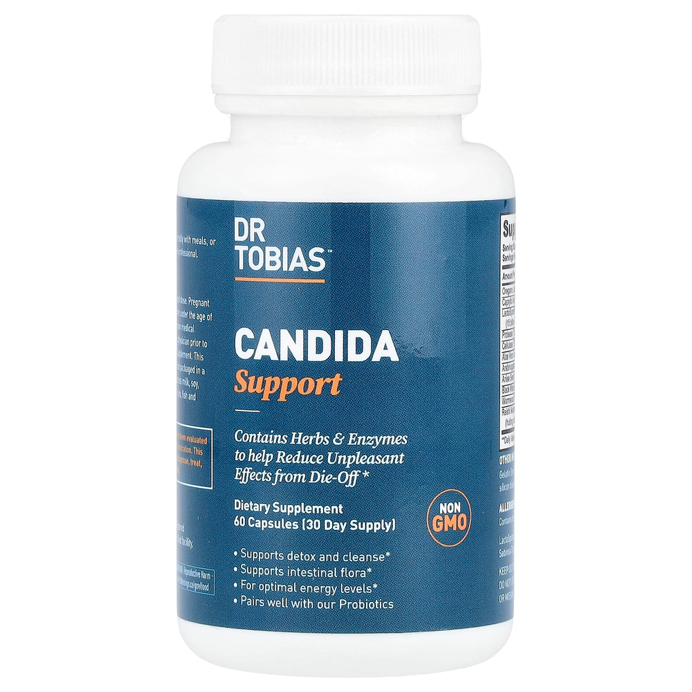 Dr. Tobias, Candida Support, 60 капсул