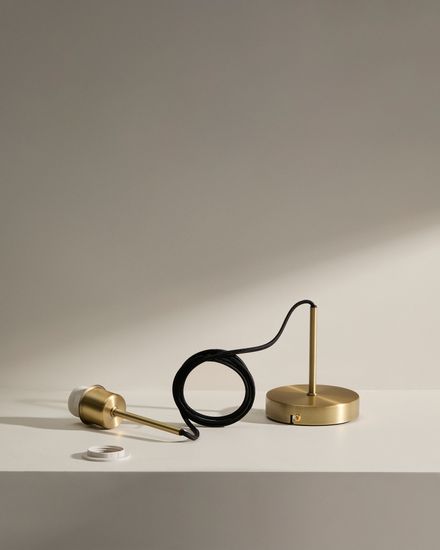 Крепление для металлического потолочного светильника Fulvia с золотой отделкой