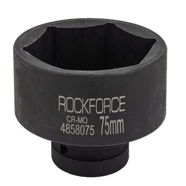 Головка ударная 1'', 75мм (6гр.) RockForce RF-4858075