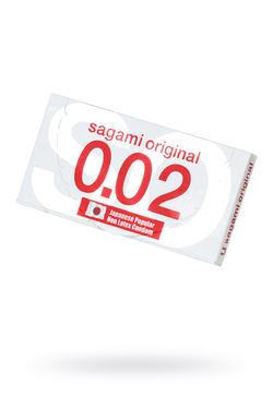Презервативы полиуретан Sagami Original 0.02 ультратонкие 2шт