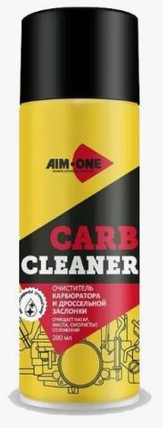 Очиститель карбюратора и дроссельной заслонки 200мл AIM-ONE (аэрозоль) CARB CLEANER AC-200