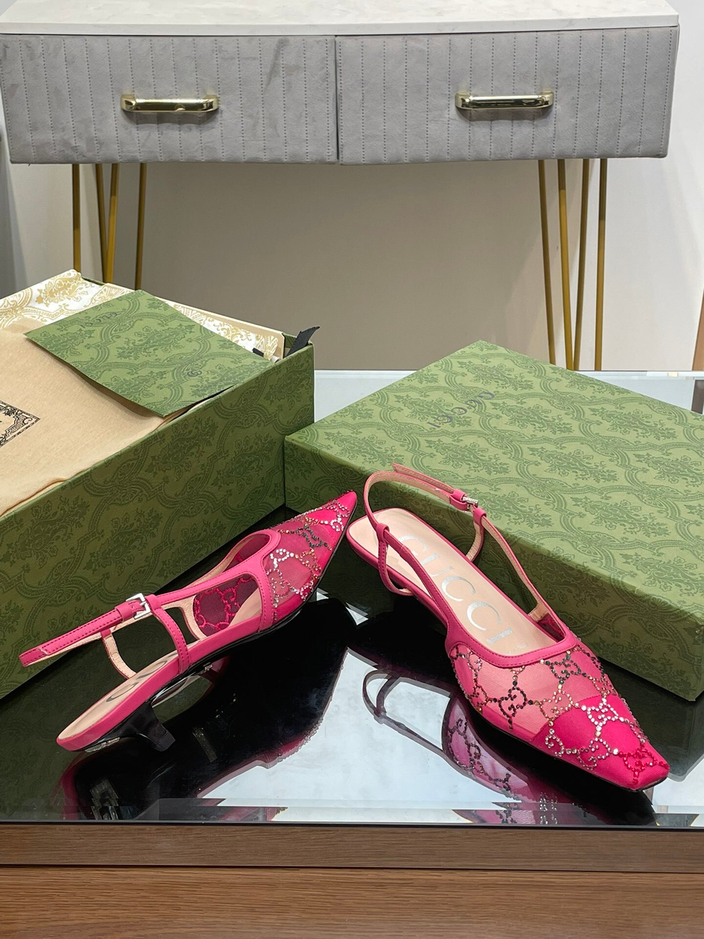 Gucci GG Slingback Pump 3.5 cm