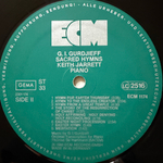 G. I. Gurdjieff - Keith Jarrett – Sacred Hymns (Германия 1980г.) ECM Т