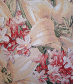 Декоративный гобеленовый чехол для интерьерной подушки Лилии 47х47