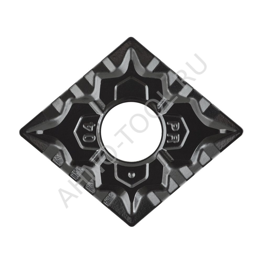 Пластина твердосплавная ISO CNMG120404-PSX ACP10E  AHNO по стали, чистовая