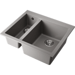 Мойка Omoikiri Bosen 59-2-GR Tetogranit/leningrad grey