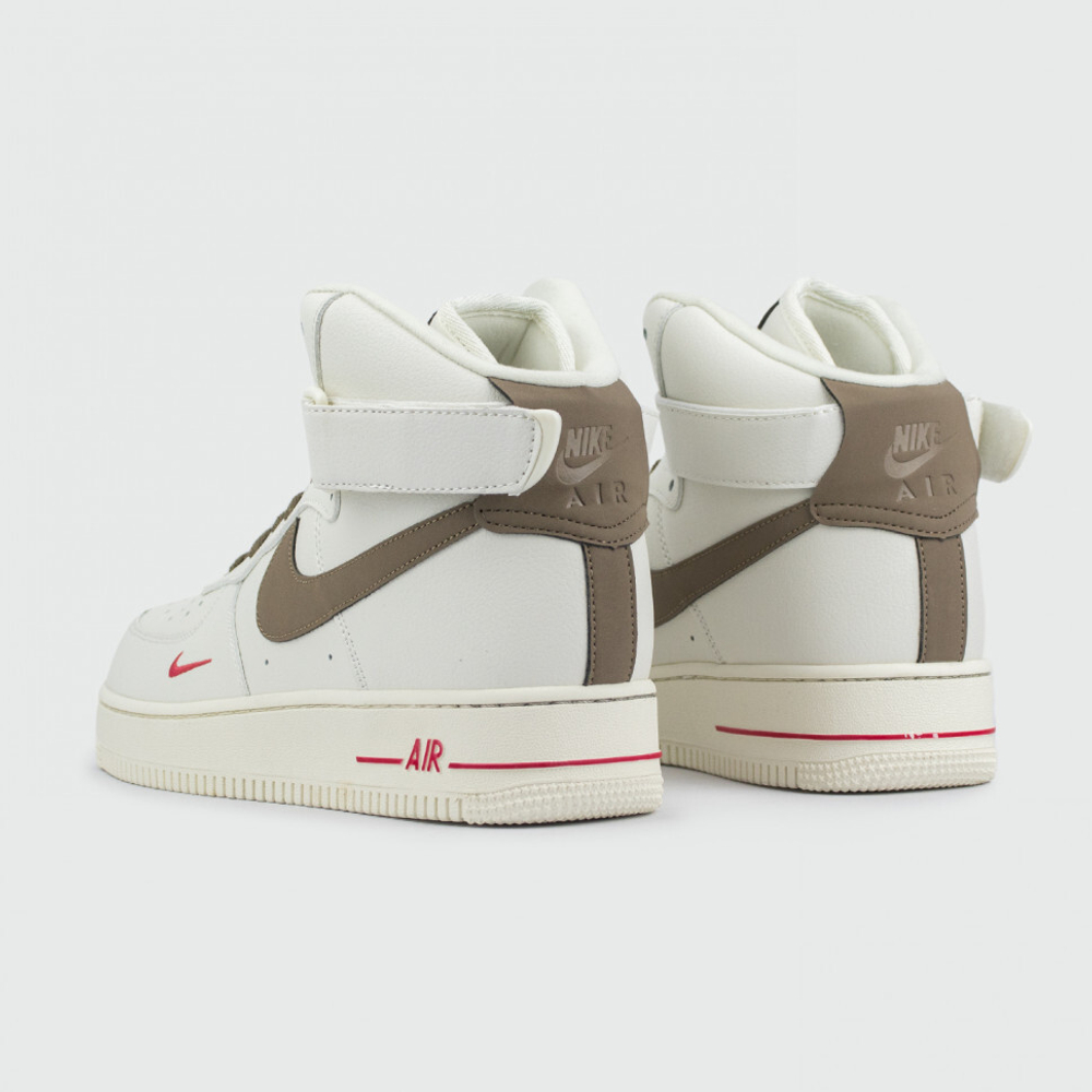 кроссовки Nike Air Force 1 Mid Cream Brown