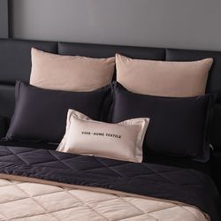 Комплект постельного белья с одеялом Сатин Вельвет Премиум «Вечерний покой»