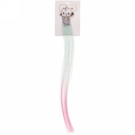 Зажим для волос с нейлоном 1шт детские»Show- Милаш», микс 4 цвета, 35 см