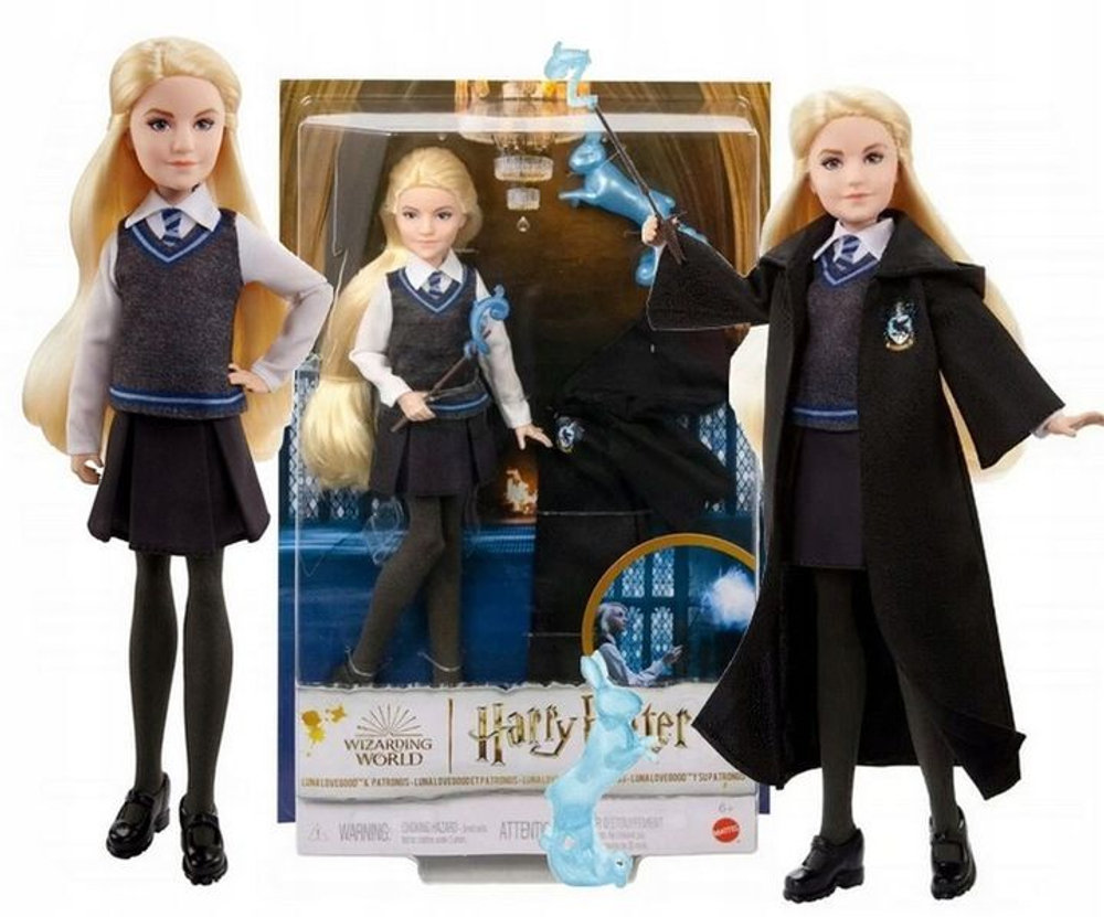 Кукла Mattel Harry Potter - Коллекционная кукла Гарри Поттер Луна Лавгуд и  Патронус HLP96 купить в Москве | Доставка по России.