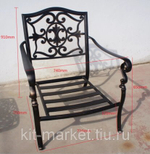 Комплект литой мебели для отдыха Venice, античная бронза