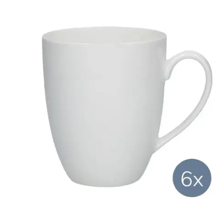 La Porcellana Bianca Набор из 6 кружек Essenziale 450 мл