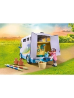 Набор Мобильная школа верховой езды Playmobil 71493