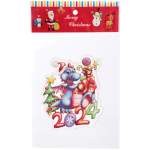 Наклейка на стекло «Дракон - 2024!» 15*20 см