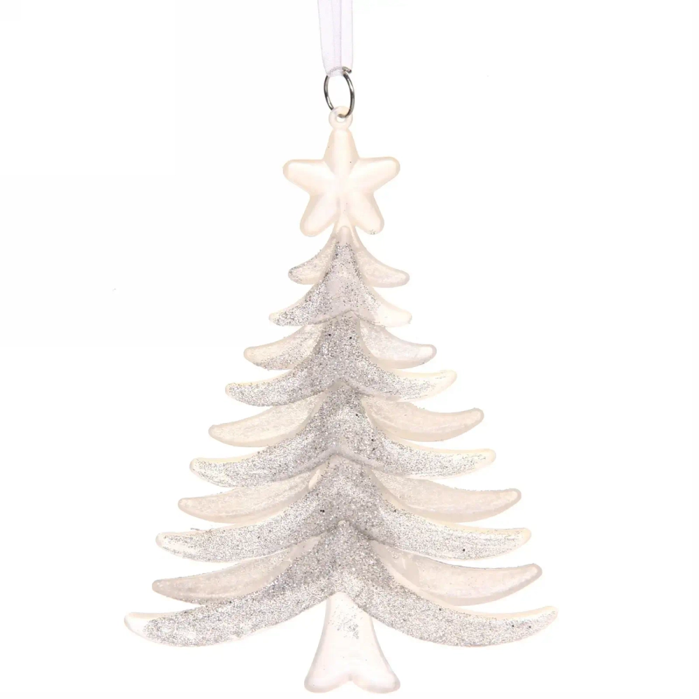 Подвеска «Елочка» 14 см, белый