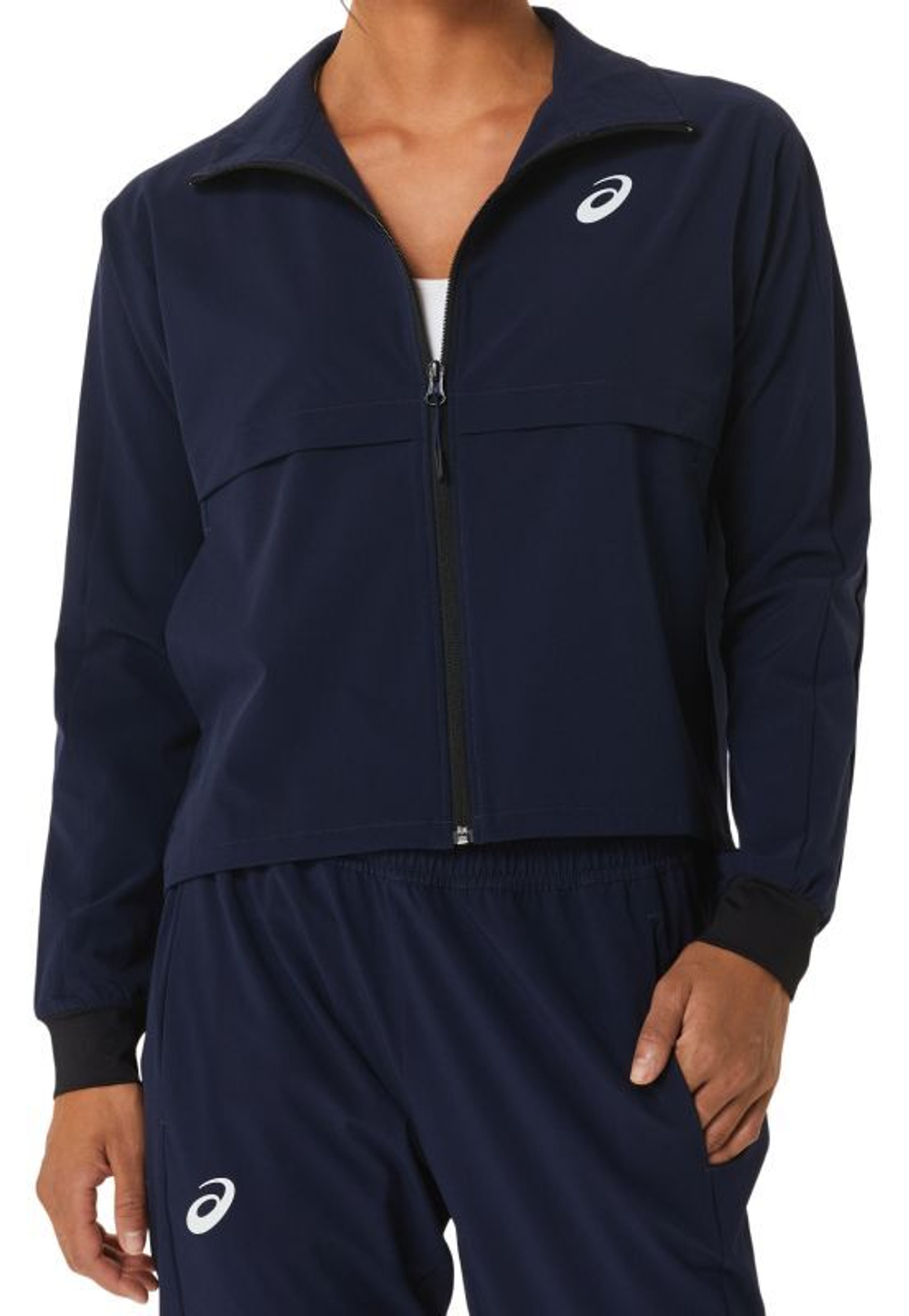 Женская Кофта теннисная Asics Match Jacket - небесный