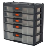 Сет для мелочей Expert 5 секций серо-свинцовый/оранжевый