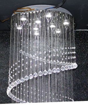 cristal  cascade chandelier  11-07  by Cristallino