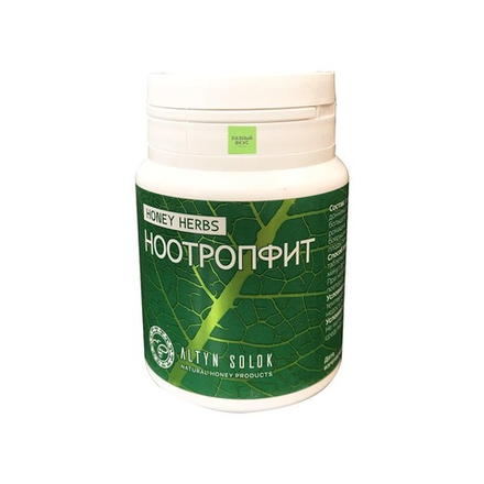 Таблетки на травах Ноотропфит HONEY HERBS/  60 таблеток по 500 мг. / Altyn Solok