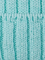 Шапка детская осенняя с завязками и помпонами