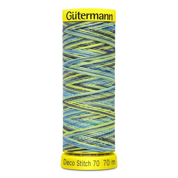 Нитки отделочные Gutermann Deco Stitch multicolor 70 (70 метров), 5 кат. | 9852