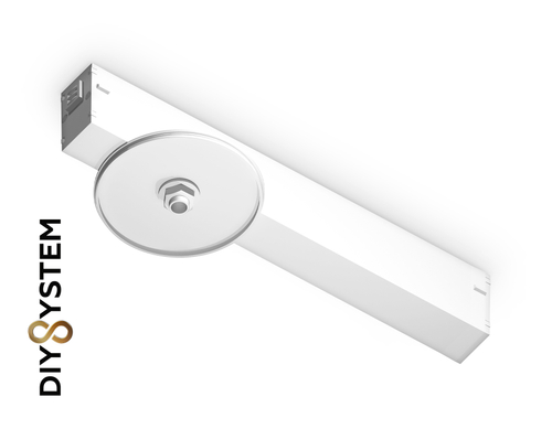 Крепеж трековый для корпуса DIY D85mm Magnetic 220V A2541 WH белый 232*83*55